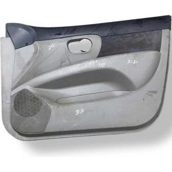 Forro Porta Dianteiro Direito  Nissan Livina 2010 2011 2012 Cinza E Preto