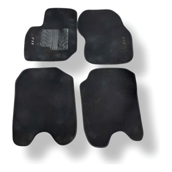 Jogo Tapete Honda Fit 2015 2016 2017 2018 2019 2020 Azul