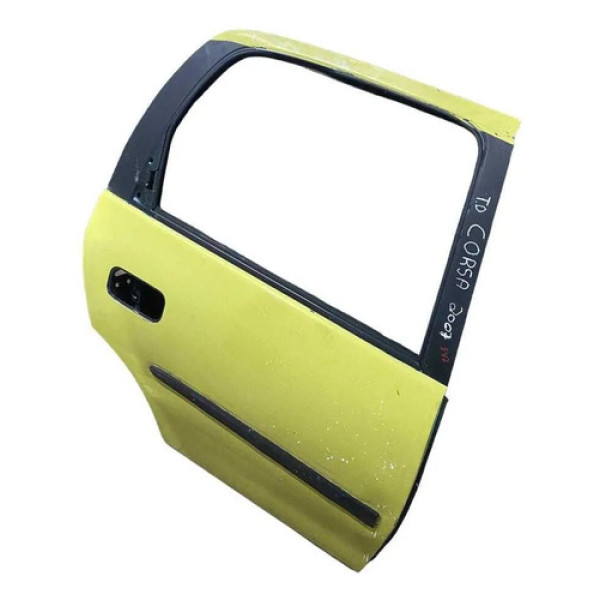 Porta Traseira Direita Chevrolet Corsa 2007 2008 - Amarelo Traseira Direita Amarelo