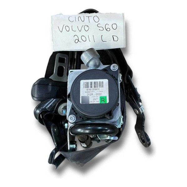 Cinto Segurança Direito C/air Bag Volvo S60 2011 616155800
