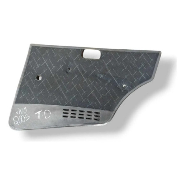 Forro Porta Traseira Direita Fiat Uno 2005 2006 2007 2008 Cinza-escuro