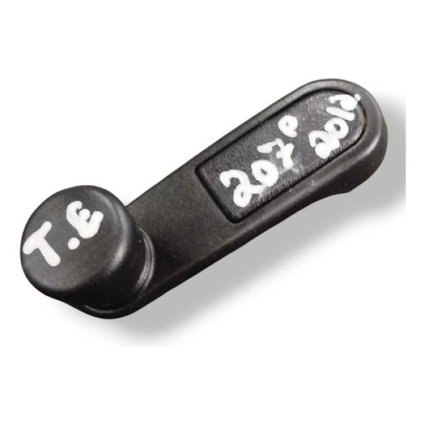 Manivela Vidro Traseiro Esquerdo Peugeot 207 Passion 2012 Preto