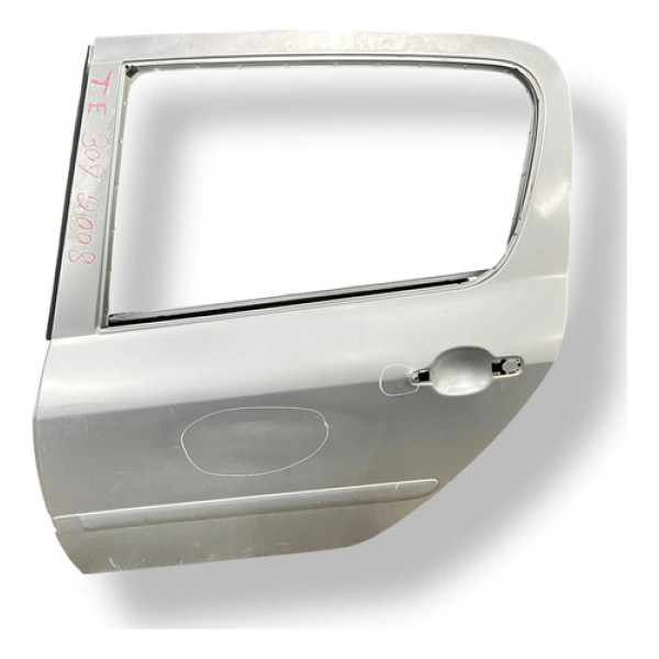 Porta Traseira Esquerda Peugeot 307 2007 2008 - Com Detalhe Traseira Esquerda Branco