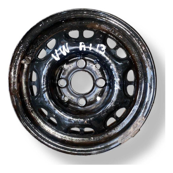 Roda Avulsa Ferro Aro 13 Volkswagen Preto