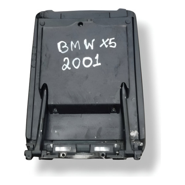 Apoio Braço Console Bmw X5 2001 2002 2003 2004 Detalhe Preto