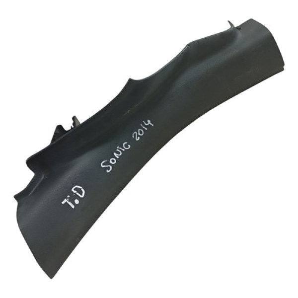 Soleira Traseira Direita Chevrolet Sonic Ltz 2014 96876457 Preto