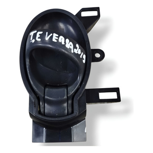 Maçaneta Interna Trasei Esquerda Nissan Versa 2019 2020 2021 Preto Traseira