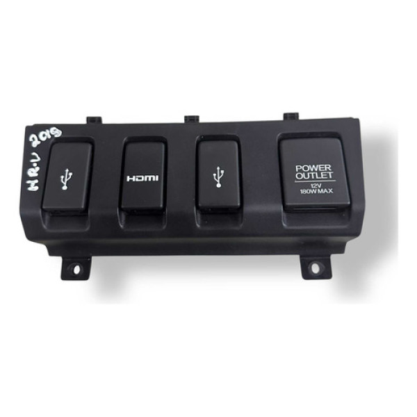  Entrada Auxiliar Usb Acendedor Honda Hr-v 1.8 2015 83412t7t Preto