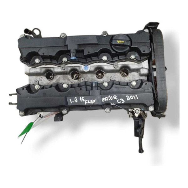 Motor Parcial Citroen C3 1.6 16v Flex 2011 2012 2013 2014 15