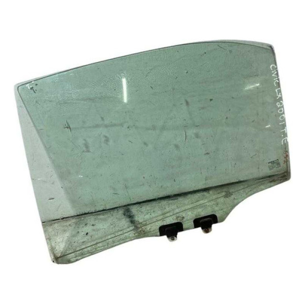 Vidro Porta Traseiro Esquerdo Honda Civic Lx 1.7 2001 A 2006