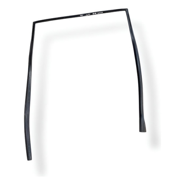 Borracha Vidro Porta Traseira Esquerda Inter Honda Fit 2010 Preto