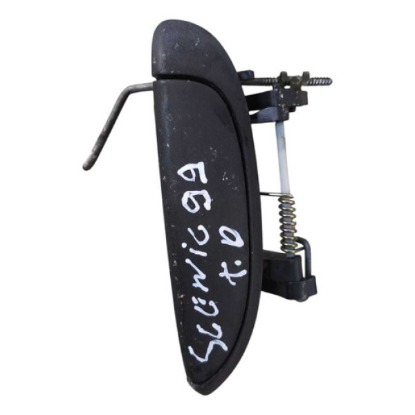 Maçaneta Externa Porta Traseira Direita Renault  Scenic 1999 Branco Traseira