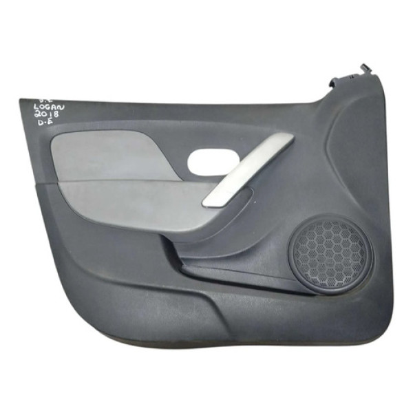 Forro Porta Dianteira Esquerda Renault Logan 2018 809010980r Preto E Cinza