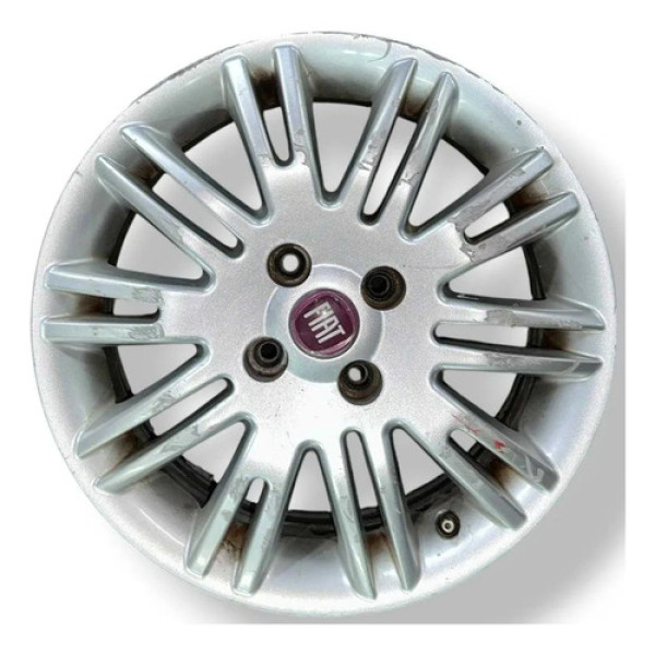 Roda Avulsa Aro 15 Liga Leve Fiat 4 Furos Prateado