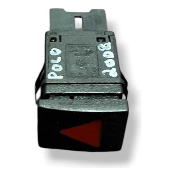 Botão Pisca Alerta Volkswagen Polo Sedan 2007/2012 600553235 Preto