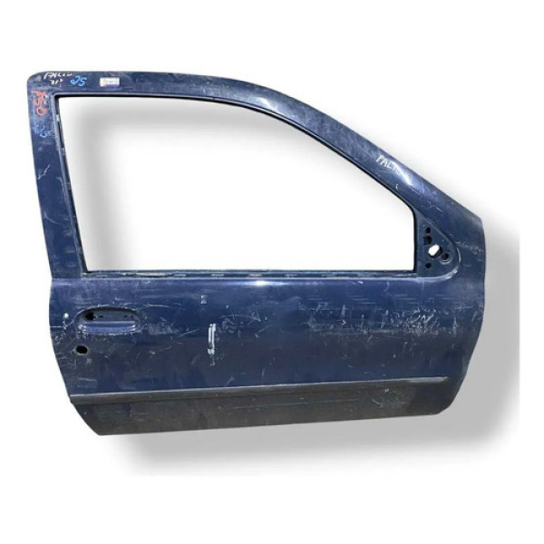 Porta Dianteira Direita Fiat Palio 2001 2002 2003 2004 2005  Dianteira Direita Azul-turquesa