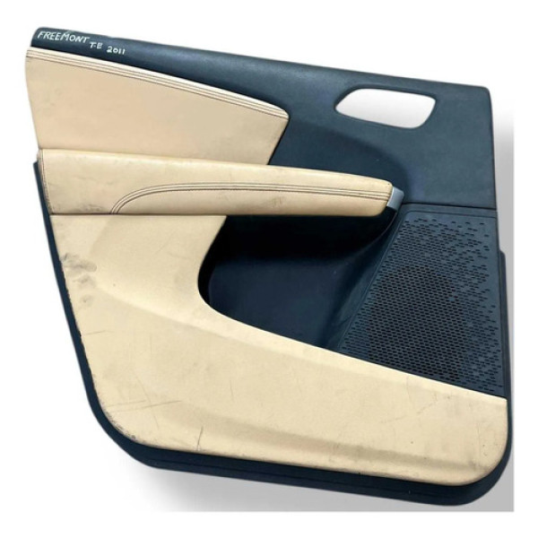 Forro Porta Traseira Esquerda Fiat Freemont 2011 3001070lfn Bege E Preto