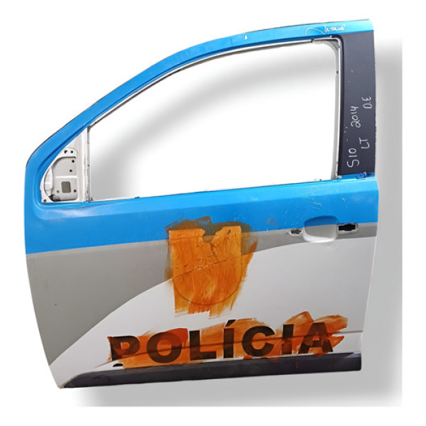 Porta Dianteira Esquerda Chevrolet S10 2.4 2014 2015 Detalhe Branco Esquerdo Dianteira