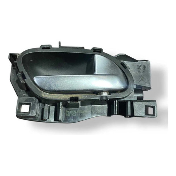 Maçaneta Interna Dianteira Direita C4 Lounge 2015 2016 30396 Preto Dianteira