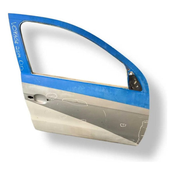 Porta Dianteira Direita Volkswagen Voyage 2014 2015 Detalhe Dianteira Direita Branco