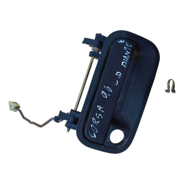 Maçaneta Externa Porta Dianteira Direita Corsa 1999 2531621c - Preto - Dianteira
