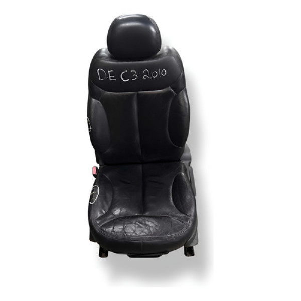 Banco Dianteiro Esquerdo Citroën C3 1.4 2011 2012 Detalhe - Verde-musgo