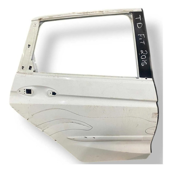 Porta Traseira Direita Honda Fit 2015 2016 2017 2018 Detalhe Traseira Direita Branco
