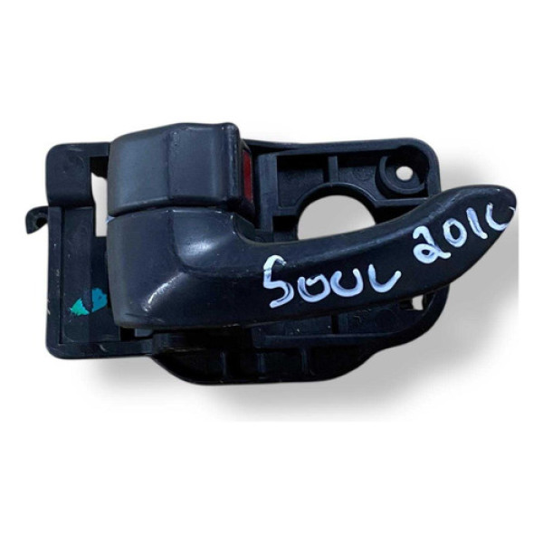 Maçaneta Interna Porta Dianteira Esquerda Kia Soul 2010/2011 Cinza Dianteira