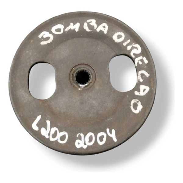 Polia Bomba Direção Hidráulica Mitsubishi L200 2.5 2004 2005 Preto