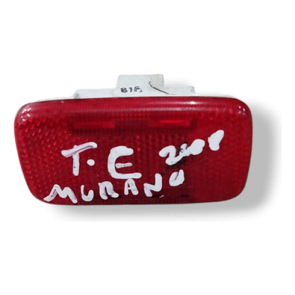 Luz Placa Traseira Esquerda Nissan Murano 3.5 V6  2008 2009 Vermelho