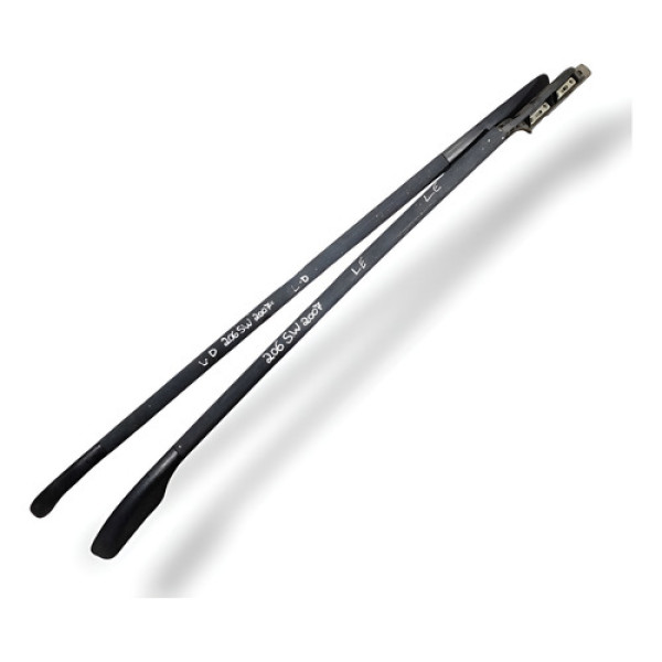 Par Rack Teto Peugeot 206 Sw 2005 2006 2007 2008 2009 Preto