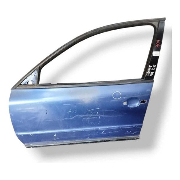 Porta Dianteira Esquerda Volkswagen Passat 1999 2000 Detalhe Dianteira Esquerda Azul