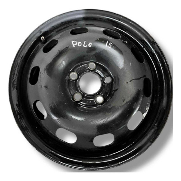 Roda De Ferro Aro 15 Polo 2009 5z0601027 Preto