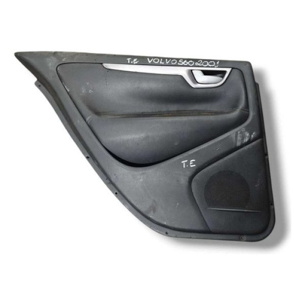 Forro Porta Traseira Esquerda Volvo S60 2000 2001 - 08658834