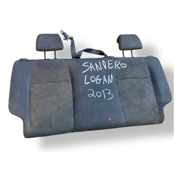 Encosto Banco Traseiro Renault Sandero Logan 2013 2014 Preto