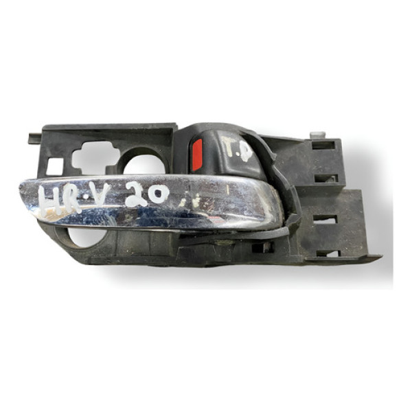 Maçaneta Interna Porta Traseira Direita Honda Hr-v 2015 2016 Prateado Traseira