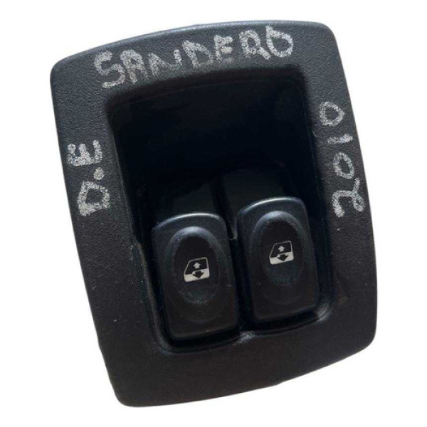 Botao Vidro Eletrico Logan Sandero 2010 Dianteiro Esquerdo