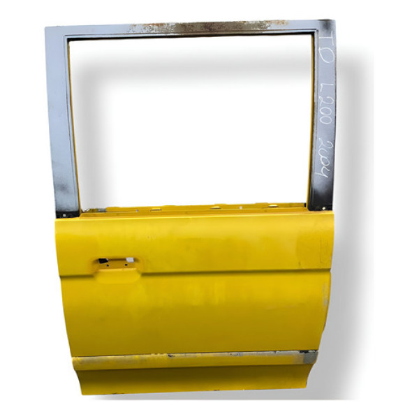 Porta Traseira Direita Mitsubishi L200 2004 2005 2006 Direita Amarelo Traseira