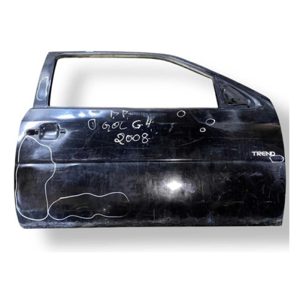 Porta Dianteiro Direito Volkswagen Gol 2008 A 2010 Detalhes Dianteira 10 Preto