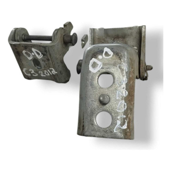 Par Dobradiça Porta Dianteira Direita Citroën  C3 1.6  2012