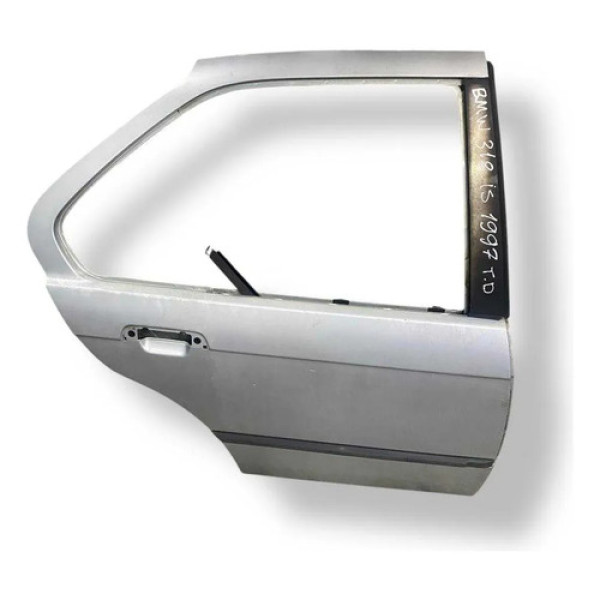 Porta Traseira Direita  Bmw  318i S  1996 1997 1998 1999 Traseira Direita Prateado