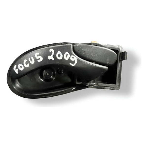 Maçaneta Interna Tras Esquerda Ford Focus 2001 Xs41a22601ak Preto Traseira