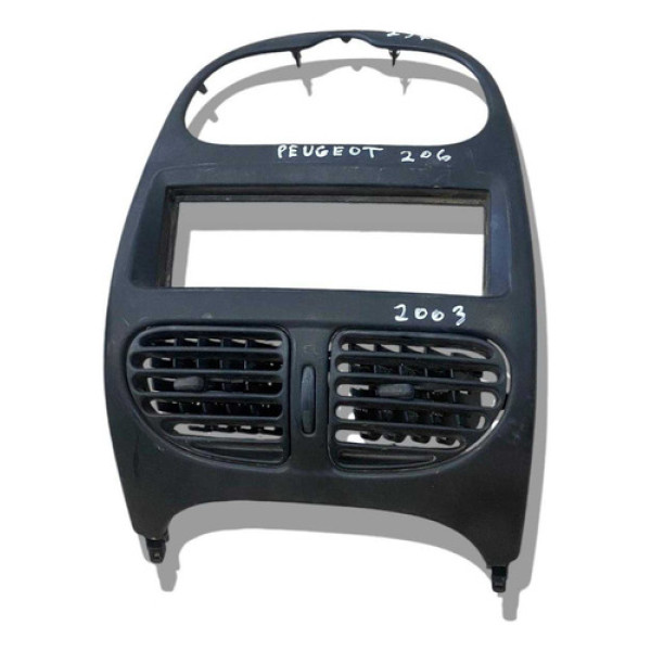 Moldura Central Painel C Difusor Peugeot 206 2003 