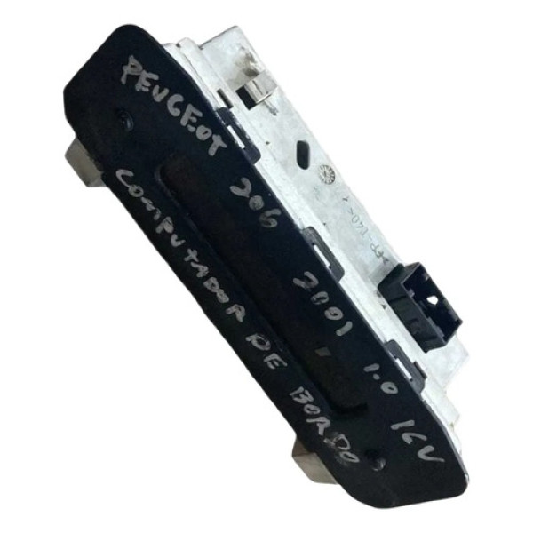 Computador Bordo Relógio Peugeot 206 1.0 16v 1999 2000 2001 Preto