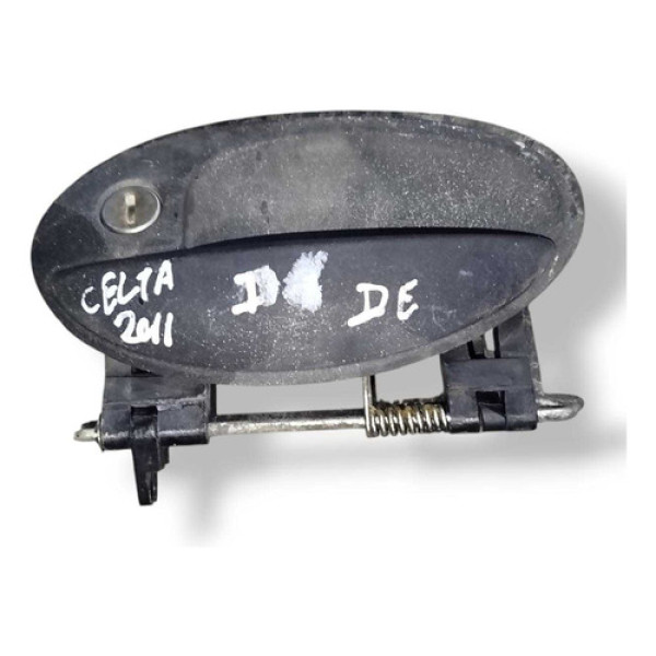 Maçaneta Externa Dianteira Esquerda Chevrolet Celta 93349617 Preto Dianteira