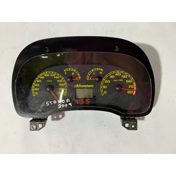 Painel De Instrumento Strada/palio 2009 555000750100 Preto