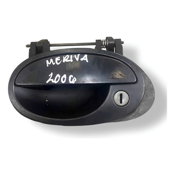 Maçaneta Externa Dianteira Esquerda Gm Meriva 2006 93264371 Cinza Dianteira