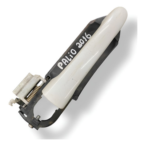 Maçaneta Externa Dianteira Direita Fiat Palio 2016 030864 Branco Dianteira