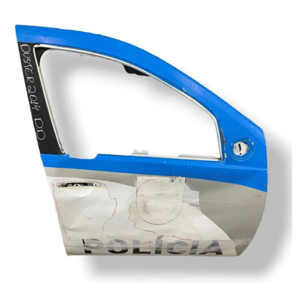 Porta Dianteira Direita Renault Duster  2013 2014 Detalhe Dianteira Direita Branco