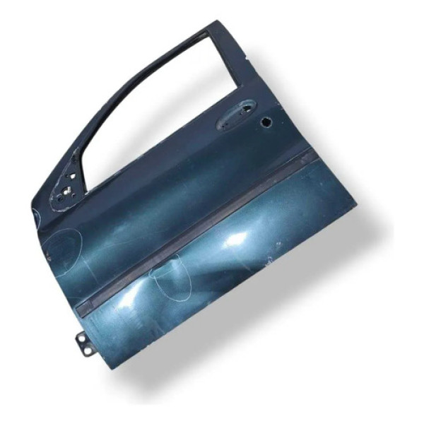 Porta Dianteira Esquerda Fiat  Palio 1997 1998 1999 Detalhe Dianteira Esquerdo Azul-celeste